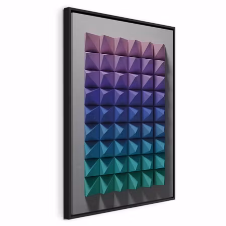 Canvastavla med ram - Immobility vertical