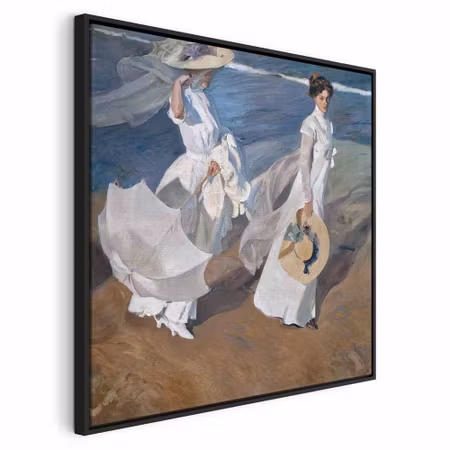 Canvastavla med ram - Joaqu n sorolla y bastida