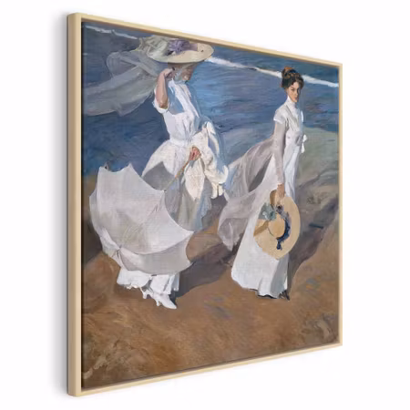 Canvastavla med ram - Joaqu n sorolla y bastida