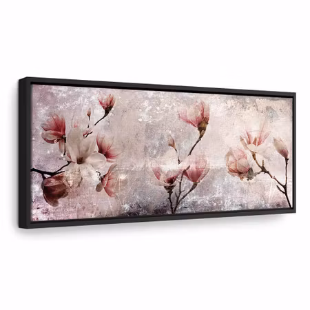 Canvastavla med ram - Magnolia charm narrow