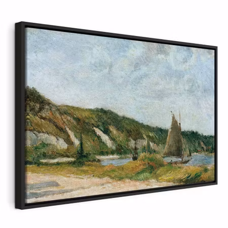 Canvastavla med ram - Paul gauguin the sailing