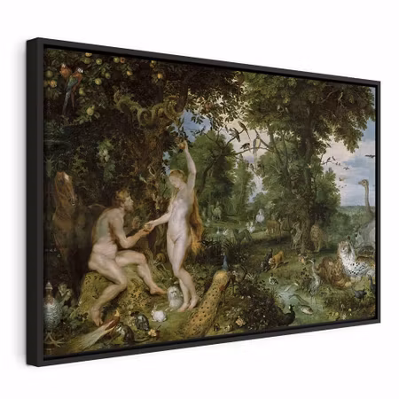 Canvastavla med ram - Peter paul rubens the garden
