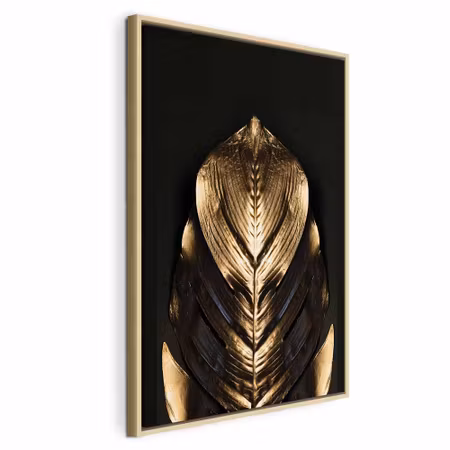 Canvastavla med ram - Pharaoh and s gold vertical