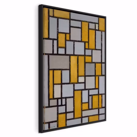 Canvastavla med ram - Piet mondrian composition