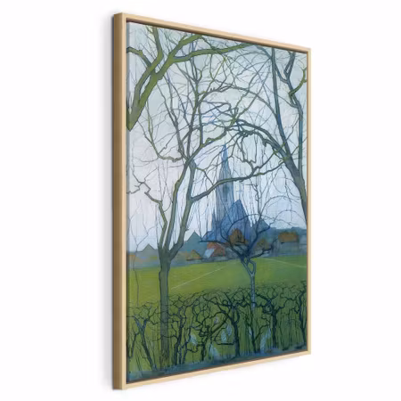 Canvastavla med ram - Piet mondrian st jacob and s