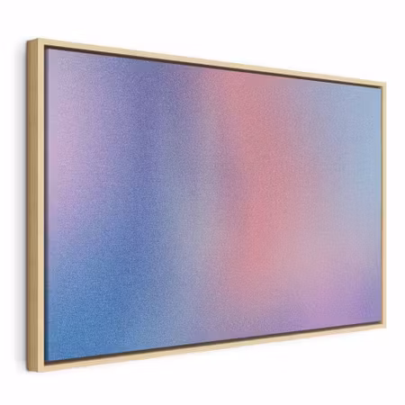 Canvastavla med ram - Rainbow gradient delicate