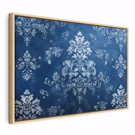 Canvastavla med ram - Retro ornament decorative