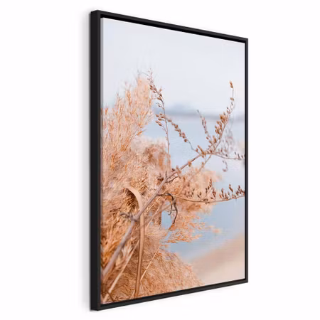 Canvastavla med ram - Sophisticated twigs vertical
