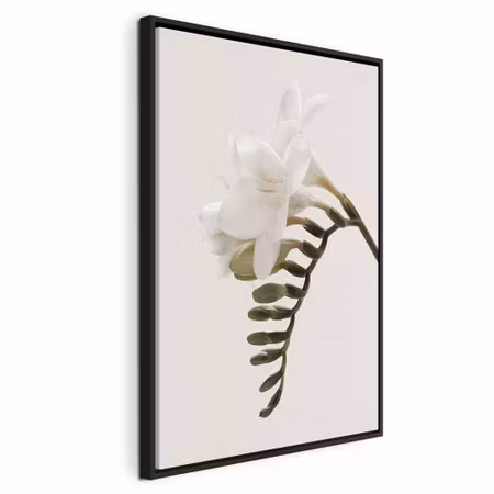 Canvastavla med ram - Spring headdress vertical