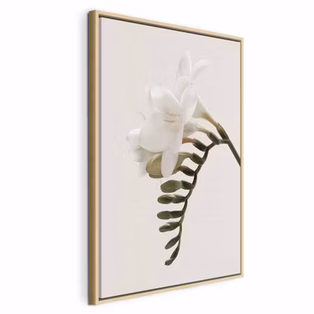 Canvastavla med ram - Spring headdress vertical