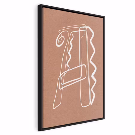 Canvastavla med ram - Stylish a vertical