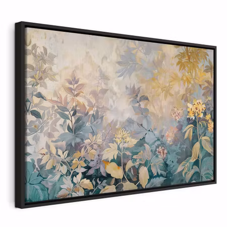 Canvastavla med ram - Tapestry pattern with a