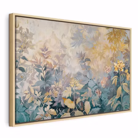 Canvastavla med ram - Tapestry pattern with a