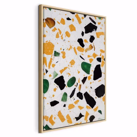 Canvastavla med ram - Terrazzo vertical