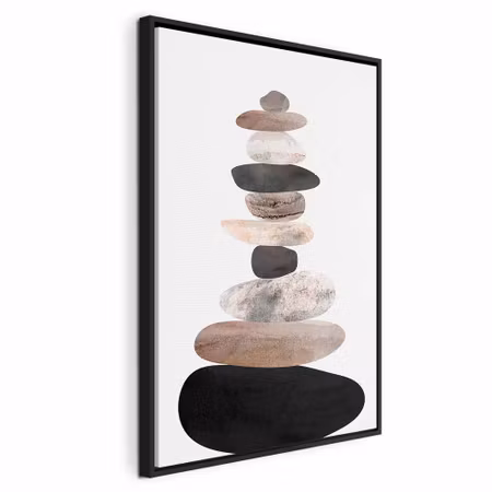 Canvastavla med ram - The art of balance