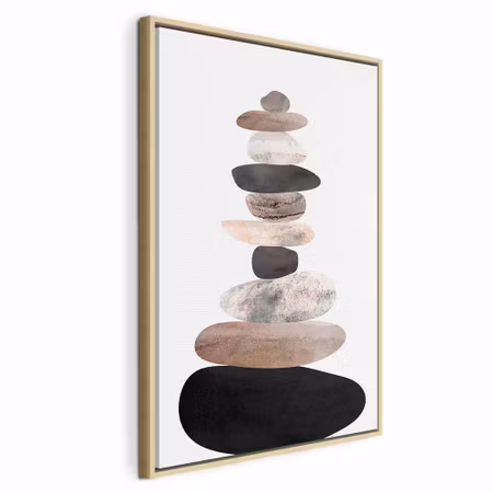 Canvastavla med ram - The art of balance