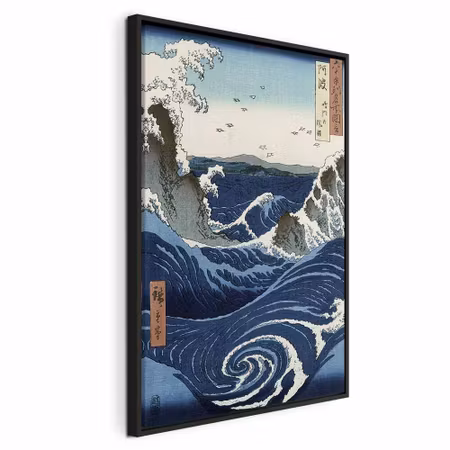 Canvastavla med ram - Utagawa hiroshige view of