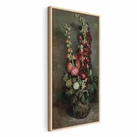 Canvastavla med ram - Vincent van gogh vase of