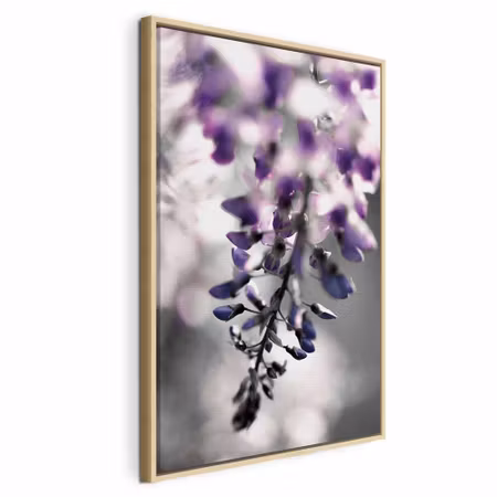 Canvastavla med ram - Violet ringtones vertical