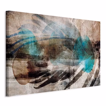 Canvastavla - Abstract plume part wide