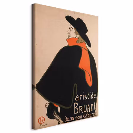 Canvastavla - Aristide bruant dans son cabaret