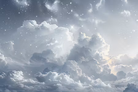 Canvastavla - Astral calm stars scattered over