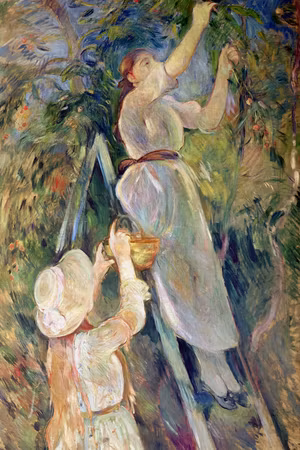 Canvastavla - Berthe morisot the cherry picker