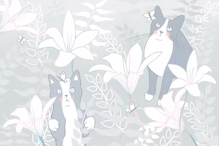 Canvastavla - Cat matters part wide first variant