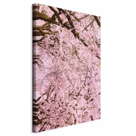 Canvastavla - Cherry tree part vertical