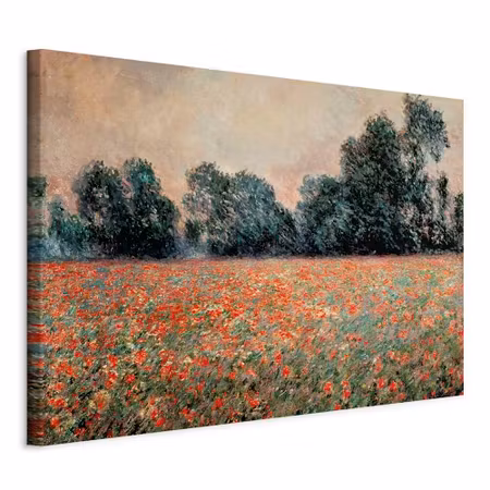 Canvastavla - Claude monet field with wild poppies