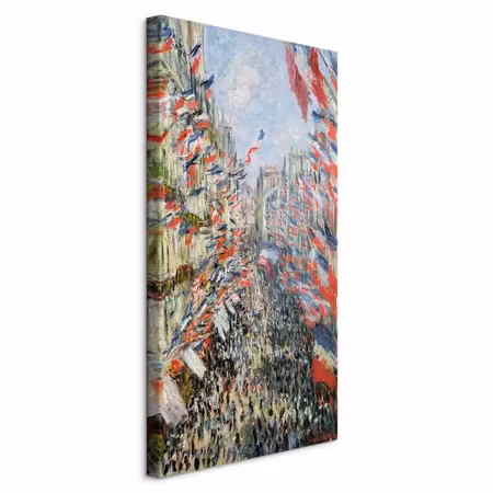 Canvastavla - Claude monet the rue montorgueil in