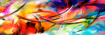 Canvastavla - Dance of the rainbow