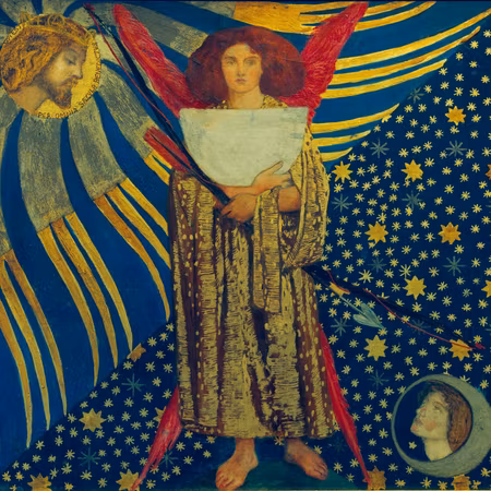 Canvastavla - Dante gabriel rossetti dantis amor