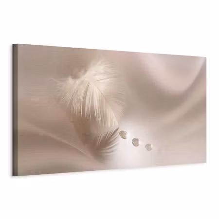 Canvastavla - Delicate feather