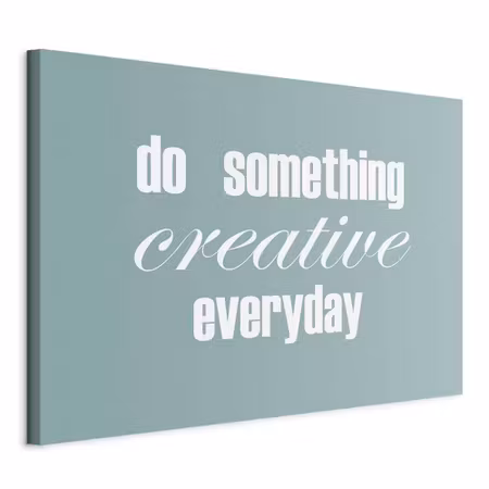 Canvastavla - Do something creative everyday part