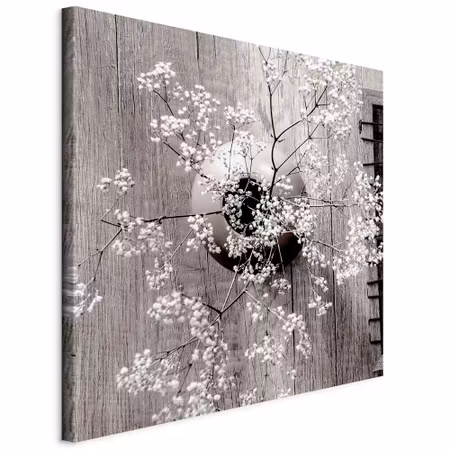 Canvastavla - Dried flowers part square
