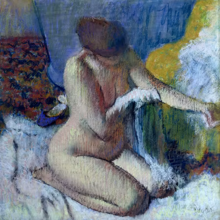 Canvastavla - Edgar degas after the bath