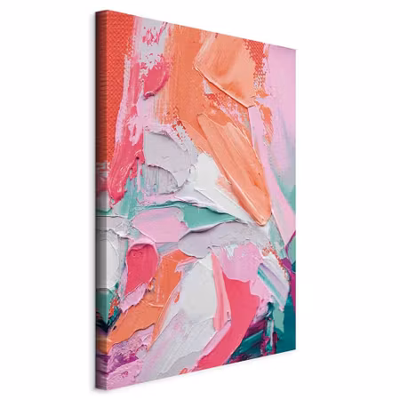 Canvastavla - Energetic colors abstract with