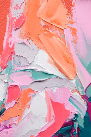 Canvastavla - Energetic colors abstract with