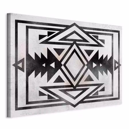Canvastavla - Ethnic pattern part wide
