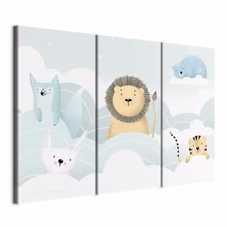 Canvastavla - Fairy tale zoo parts