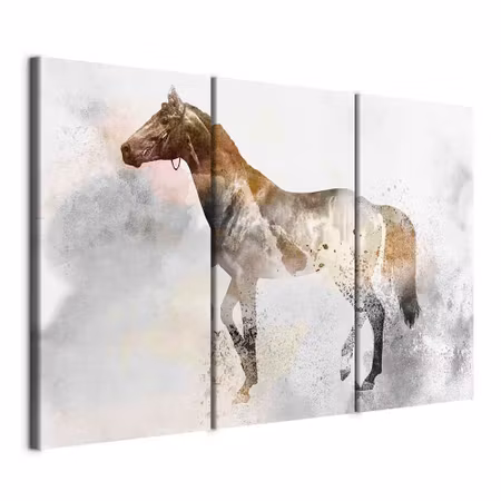 Canvastavla - Fiery steed parts