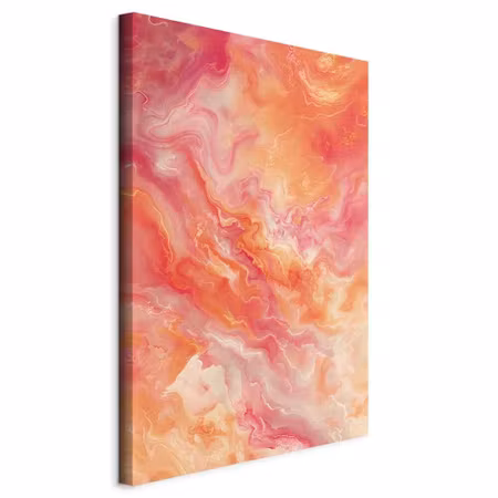 Canvastavla - Fiery colors dynamic shapes in of