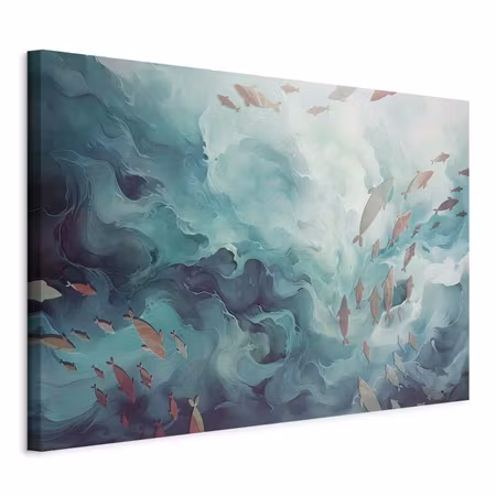 Canvastavla - Fish in the ocean