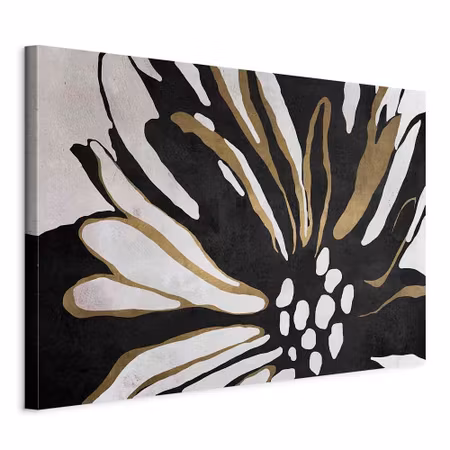 Canvastavla - Flower of the night part wide