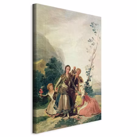 Canvastavla - Francisco goya spring or the flower