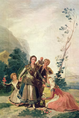 Canvastavla - Francisco goya spring or the flower
