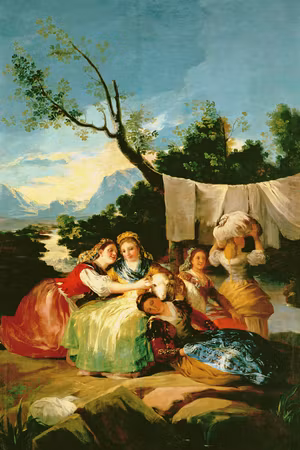 Canvastavla - Francisco goya the washerwomen