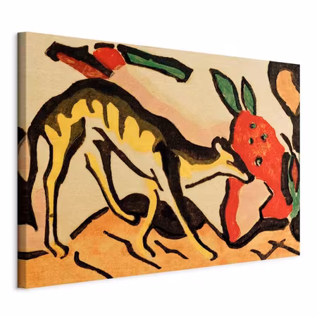 Canvastavla - Franz marc fabeltier