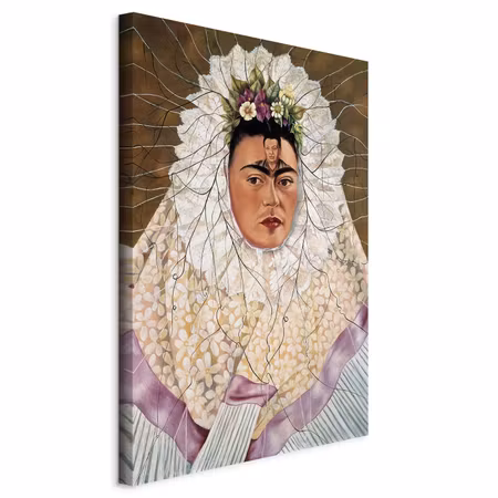 Canvastavla - Frida kahlo self portrait as a diego